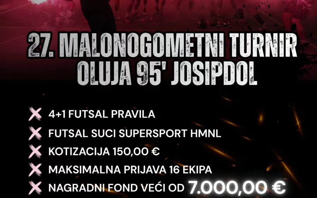 Malonogometni turnir OLUJA 95’ JOSIPDOL