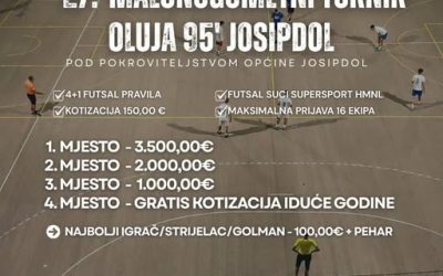 27. malonogometni turni Oluja 95 Josipdol