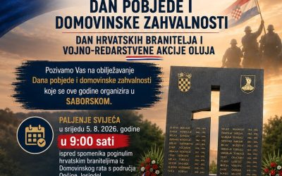 Poziv na obilježavanje Dana pobjede i domovinske zahvalnosti