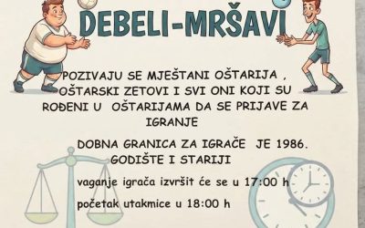 NK Oštarije pozivaju