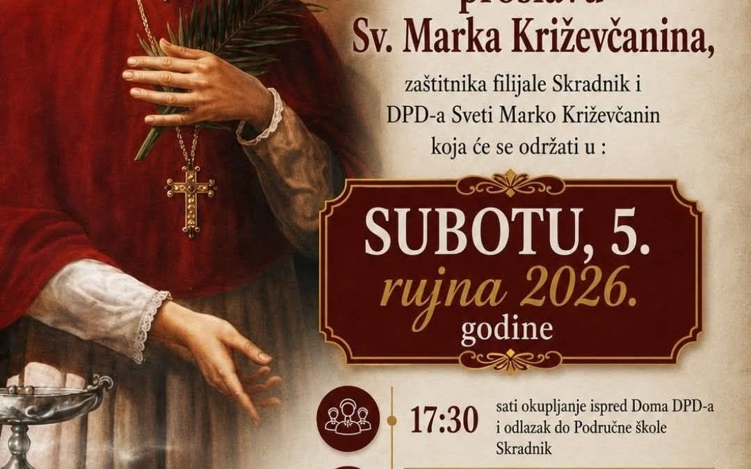 Proslava Sv. Marka Križevčanina