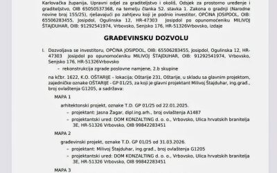 Žuta zgrada u Oštarijama nakon godina problema, konačno se ide prema rješenju